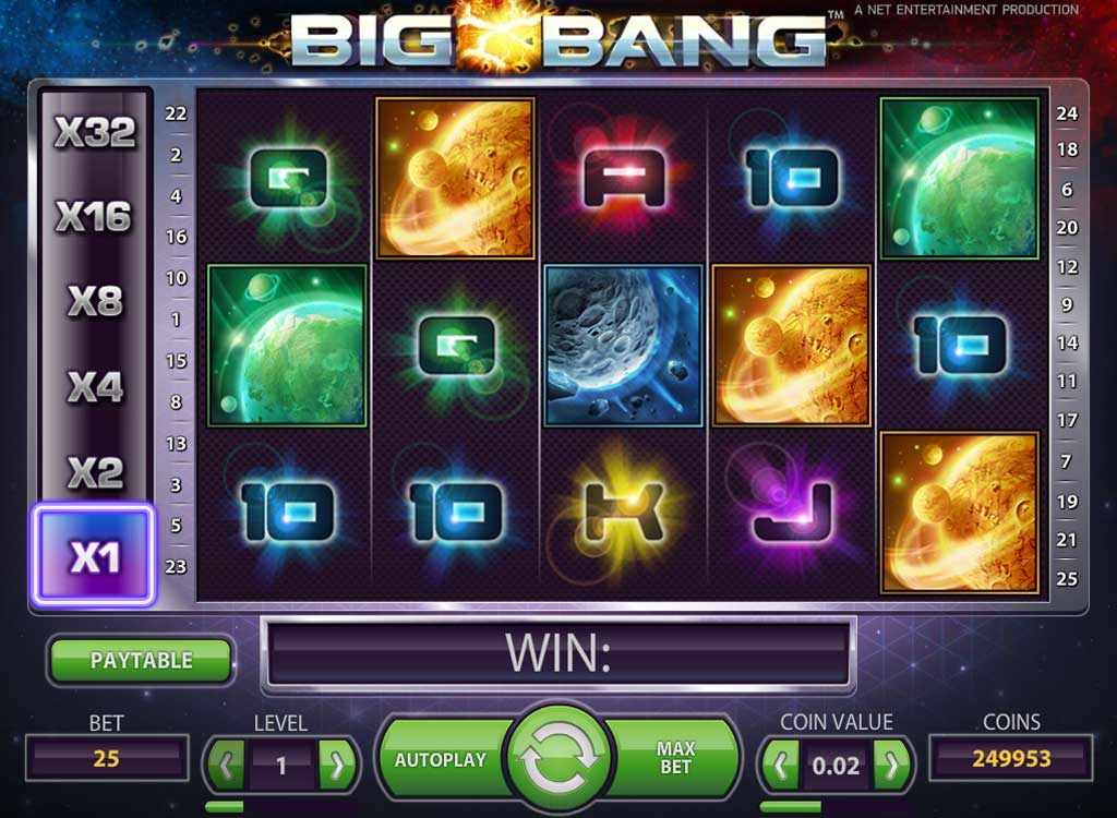 Jouer à Big Bang