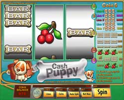 Machine à sous Cash Puppy