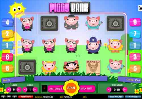 Machine à sous Piggy Bank