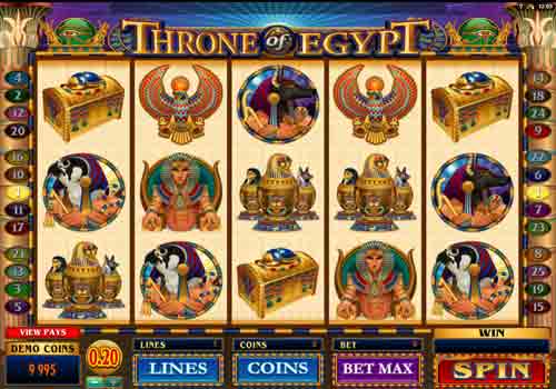 Machine à sous Throne of Egypt