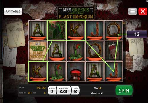 Machine à sous Mrs Green’s Plant Emporium