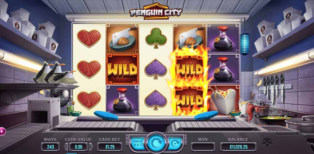 Penguin City Bonus Game Wild
