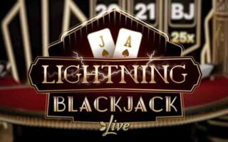 Lightning Blackjack d'Evolution