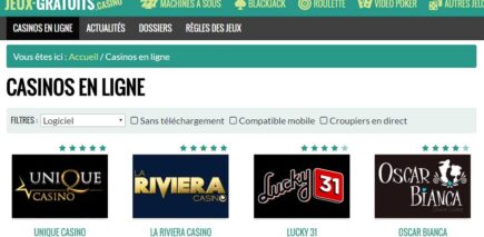 Casinos en ligne