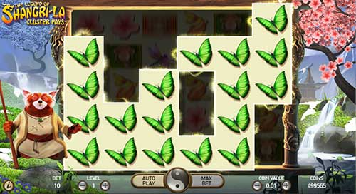 The Legends of Shangri La: Cluster Pays Papillon