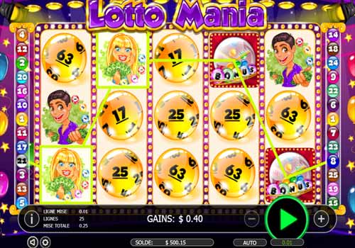 Machine à sous Lotto Mania
