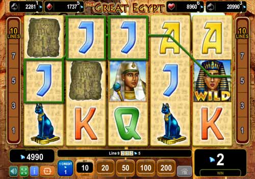 Machine à sous The Great Egypt