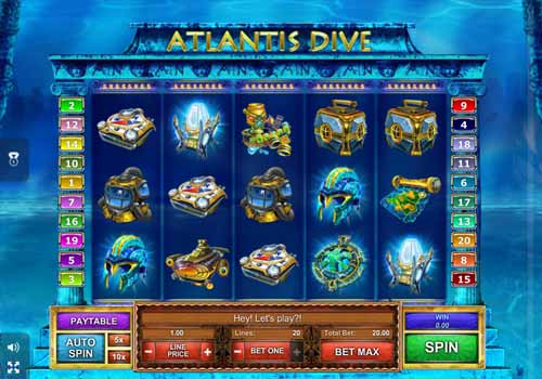 Machine à sous Atlantis Dive
