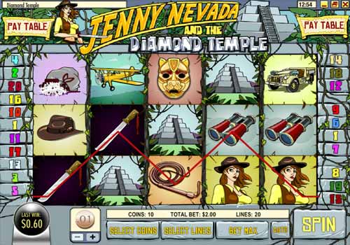 Machine à sous Jenny Nevada and the Diamond Temple