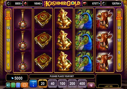 Machine à sous Kashmir Gold