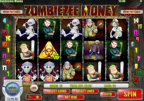 Machine à sous Zombiezee Money