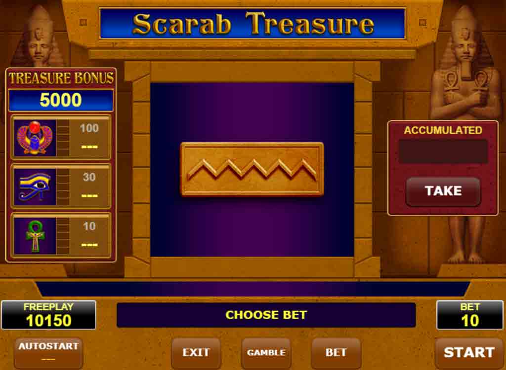 Jouer à Scarab Treasure