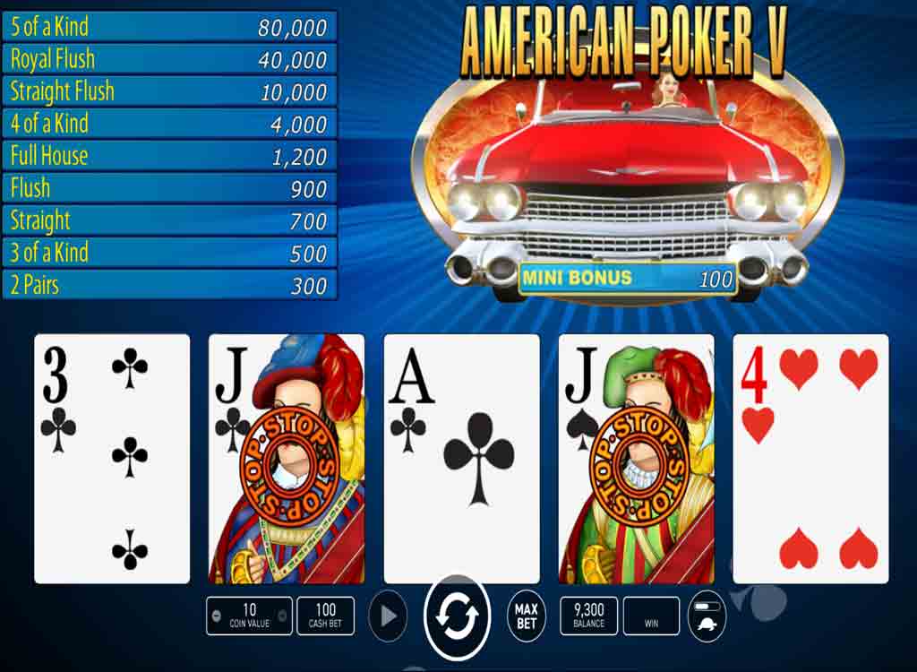 Jouer à American Poker V