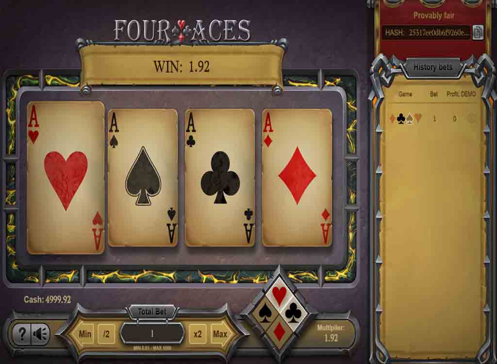 Jouer à Four Aces