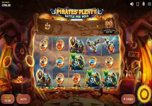 Machine à sous Pirates’ Plenty Battle for Gold