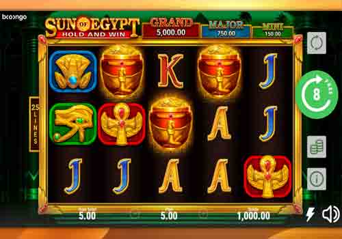 Machine à sous Sun of Egypt Hold and Win