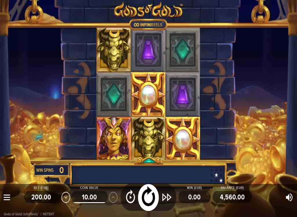 Jouer à Gods of Gold Infinireels