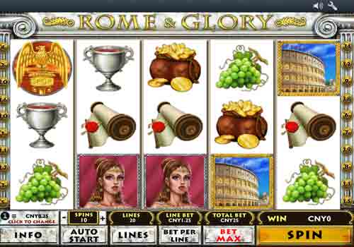 Machine à sous Rome & Glory