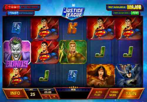 Machine à sous DC Justice League