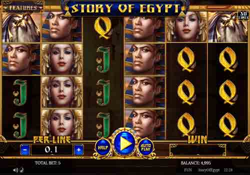 Machine à sous Story of Egypt