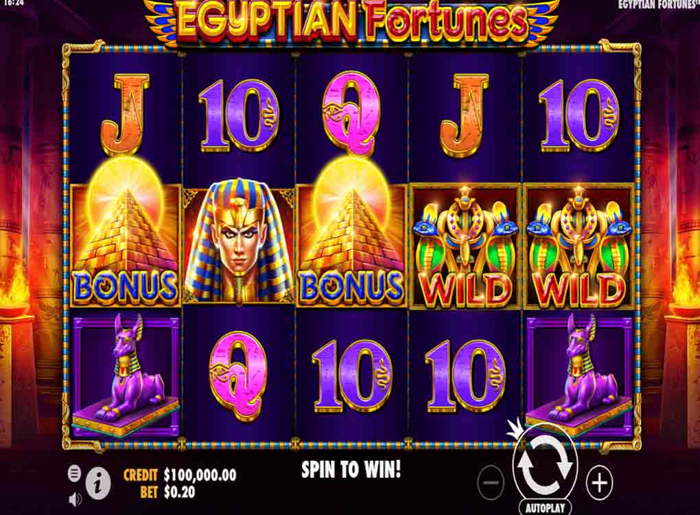 Jouer à Egyptian Fortunes