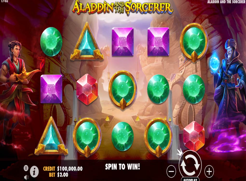 Jouer à Aladdin and the Sorcerer