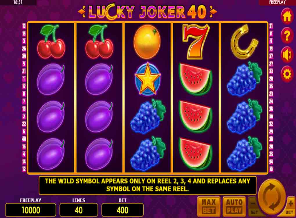 Jouer à Lucky Joker 40