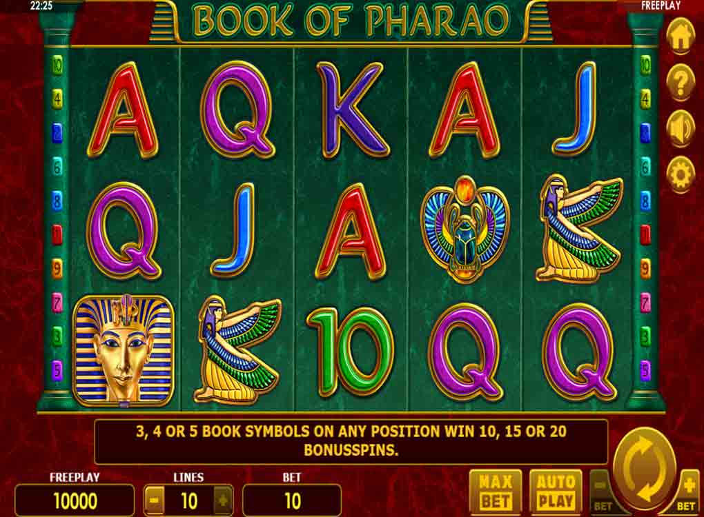 Jouer à Book of Pharao