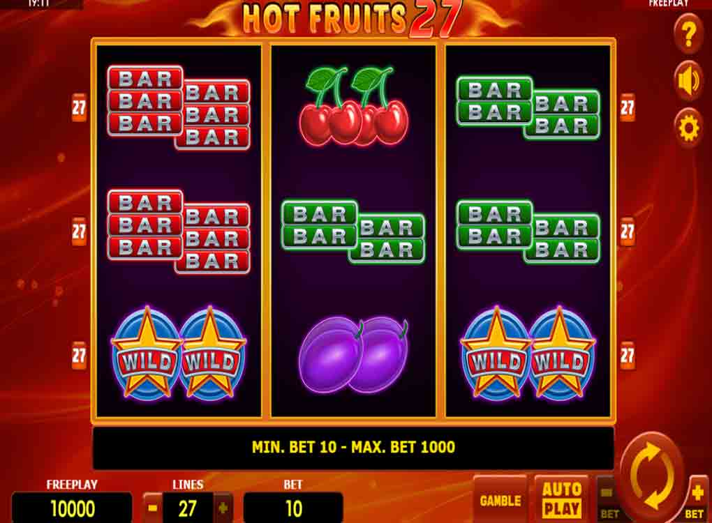 Jouer à Hot Fruits 27