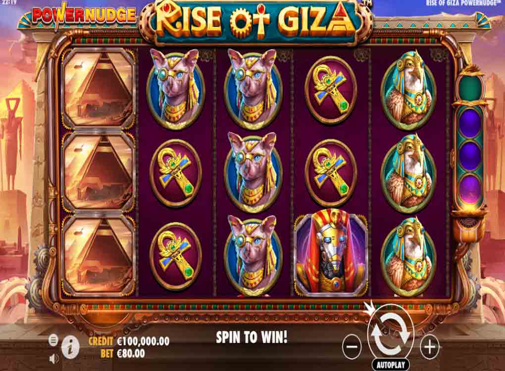 Jouer à Rise of Giza PowerNudge