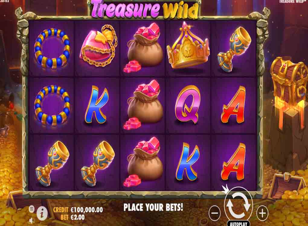Jouer à Treasure Wild