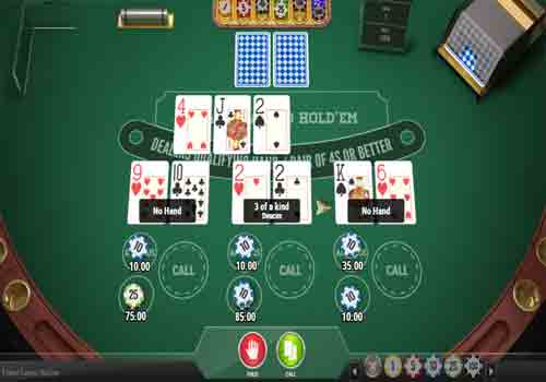 Aperçu 3 Hand Casino Hold’Em