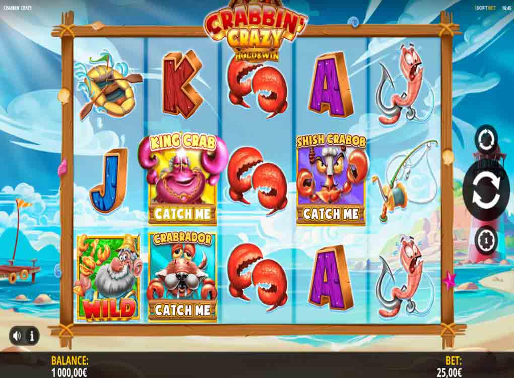Jouer à Crabbin’ Crazy Hold & Win