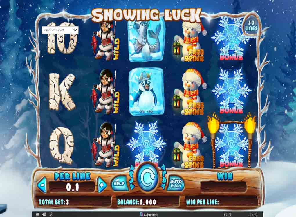 Jouer à Snowing Luck