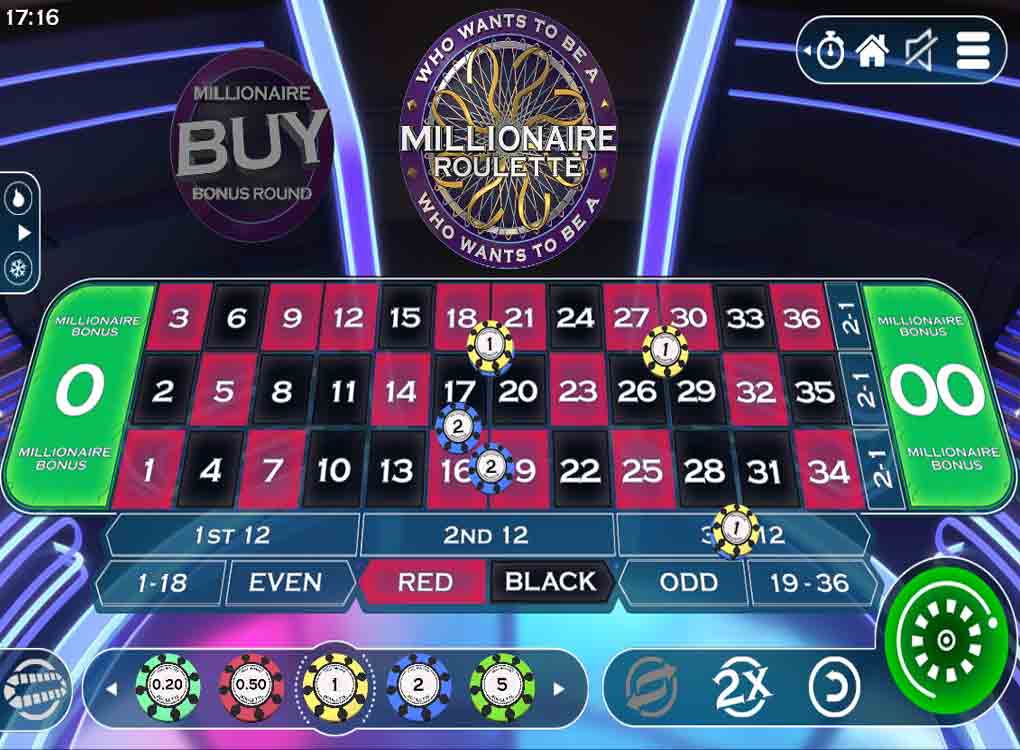 Jouer à Who Wants To Be A Millionaire Roulette