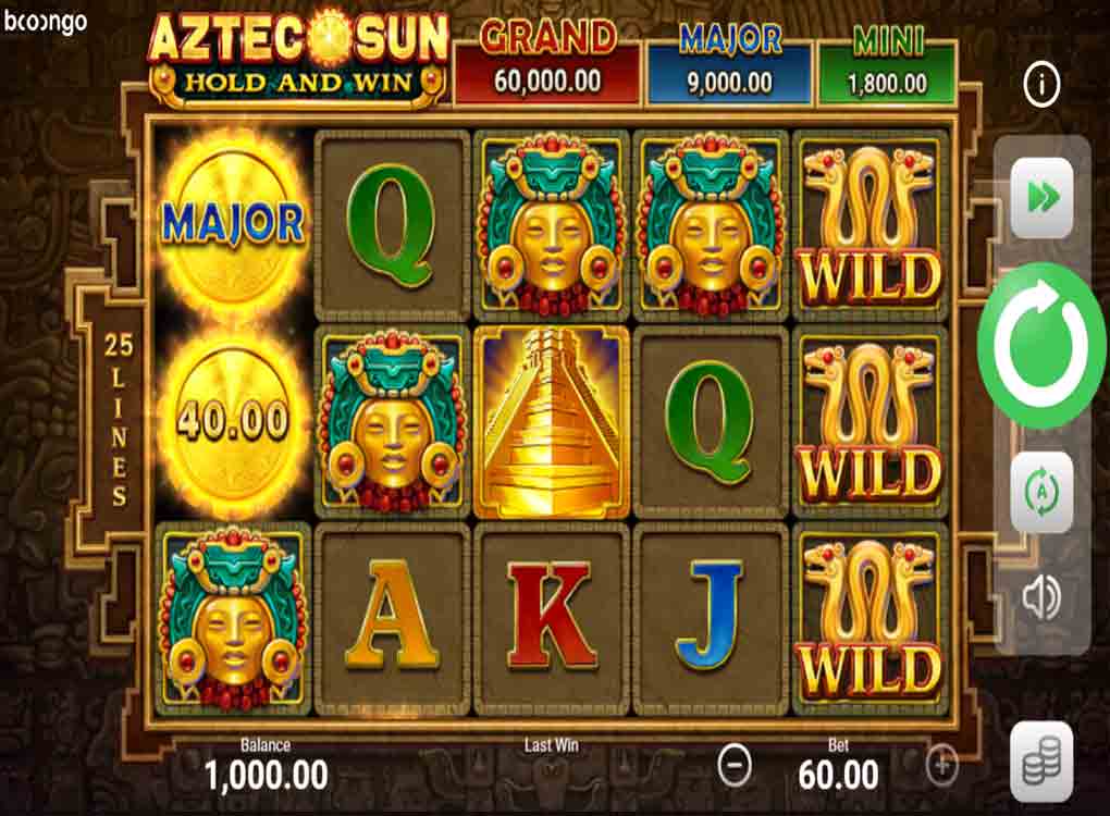 Jouer à Aztec Sun Hold and Win