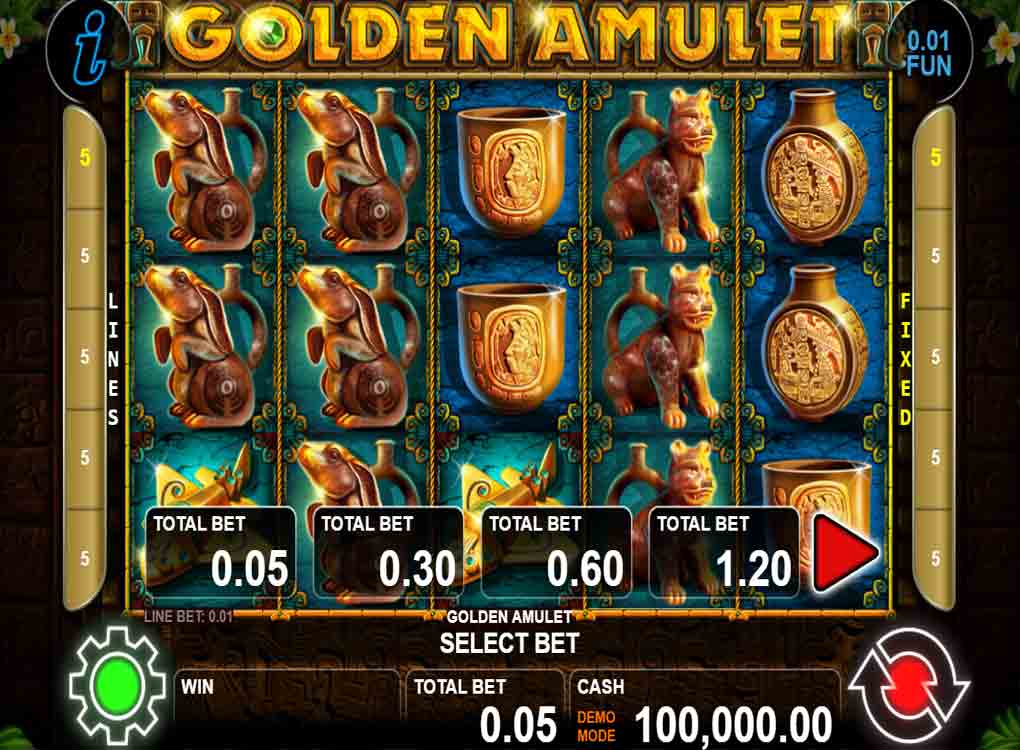 Jouer à Golden Amulet