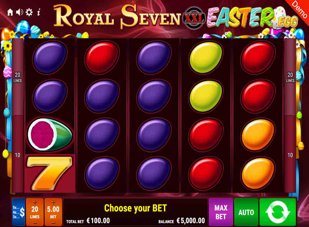 Jouer à Royal Seven XXL Easter Egg