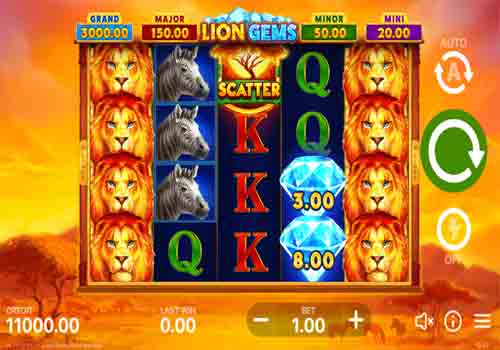 Machine à sous Lion Gems: Hold and Win
