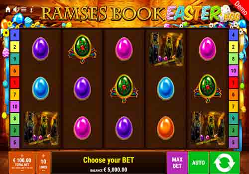 Machine à sous Ramses Book Easter Egg
