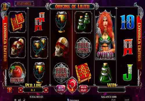 Machine à sous Origins of Lilith Expanded Edition