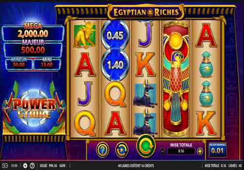 Machine à sous Power Strike Egyptian Riches