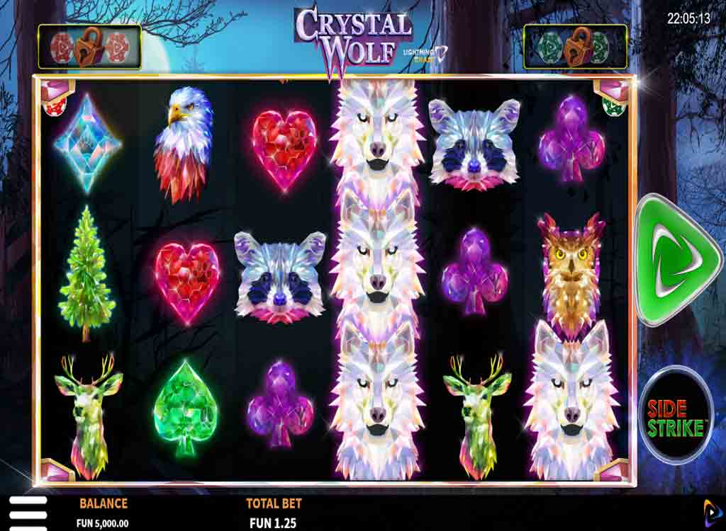 Jouer à Crystal Wolf Lightning Chase