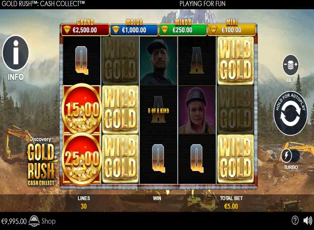 Jouer à Gold Rush: Cash Collect