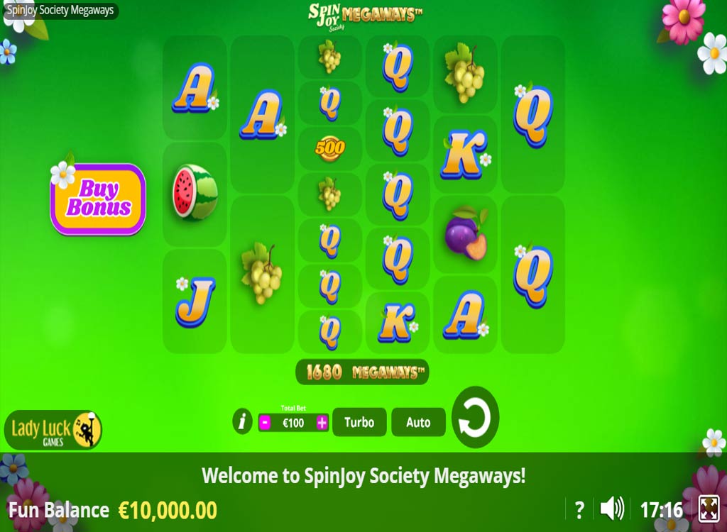 Jouer à Spinjoy Society Megaways