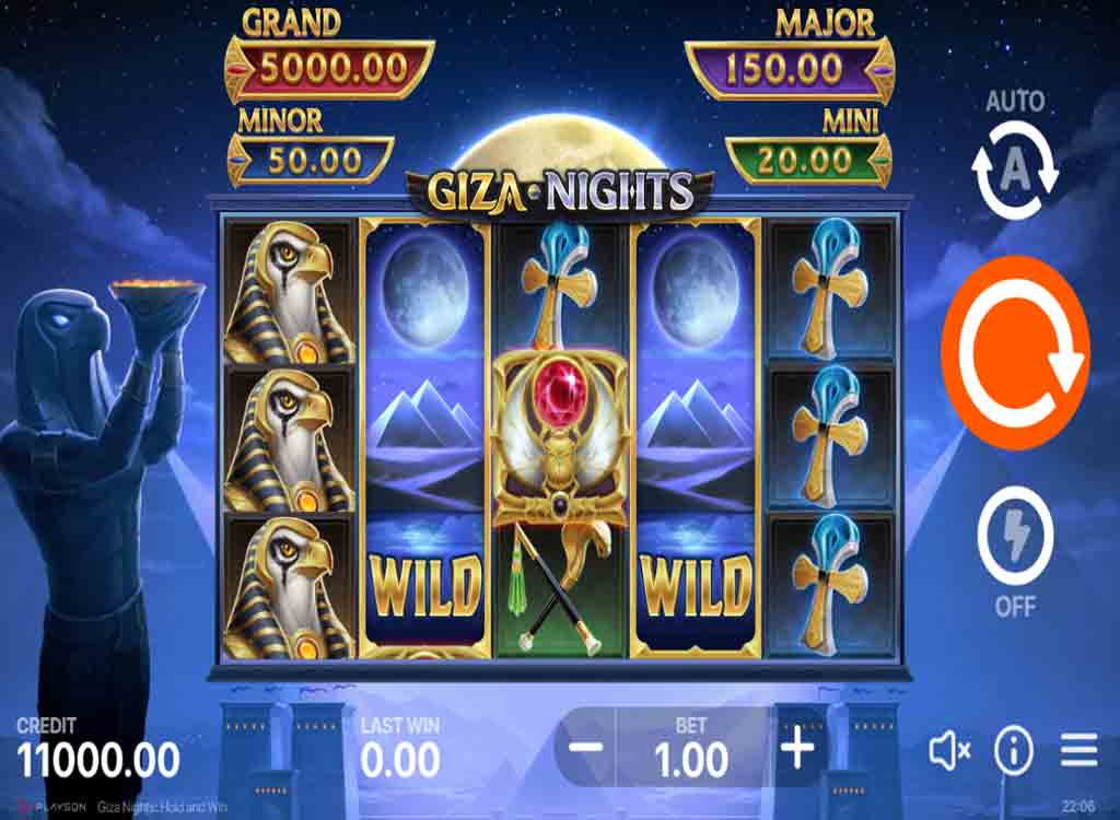 Jouer à Giza Nights: Hold and Win