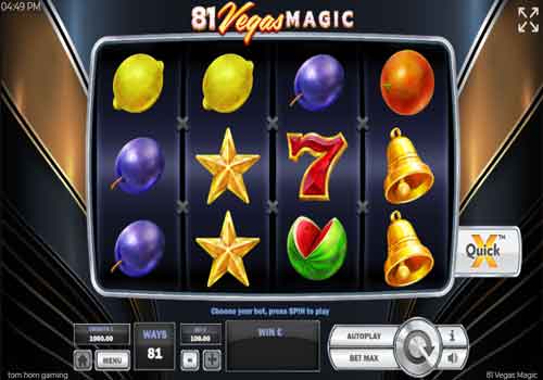 Machine à sous 81 Vegas Magic