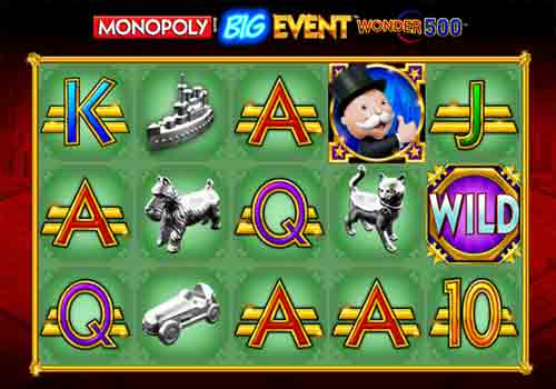 Machine à sous Monopoly Big Event Wonder 500