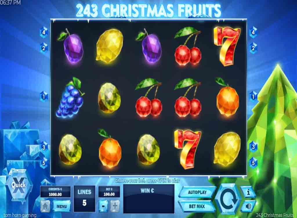 Jouer à 243 Christmas Fruits