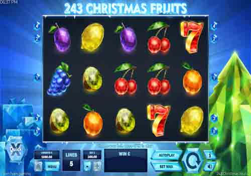 Machine à sous 243 Christmas Fruits